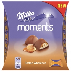 Конфеты Milka Moments Тоффи Холнат 97 грамм