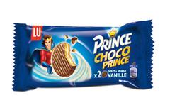 Печенье-сэндвич Prince Choco Vanilla с шоколадно-ванильной начинкой 57грамм