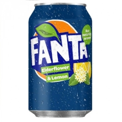 Напиток б/а газ. Fanta Бузина и Лимон 330 мл ж/б