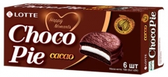 Печенье Lotte Choco Pie Какао 168 гр