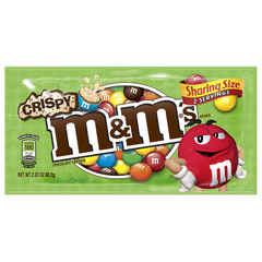 Шоколадное драже M&Ms Crispy (со вкусом печенья) 80 грамм