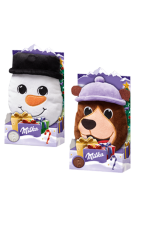 Плюшевая игрушка и Шоколад Milka Christmas plush 98 гр