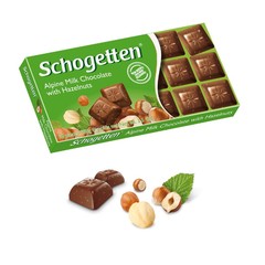 Молочный шоколад Schogetten Alpine Milk Hazelnut 'Фундук' 100 грамм