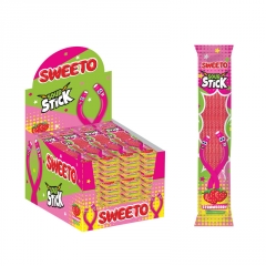 Мармелад SWEETO"SOUR STICK" STRAWBERRY (Кислые палочки Клубника) 35 грамм