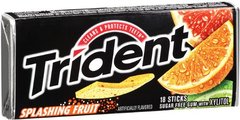 Trident Gum Splashing Fruit